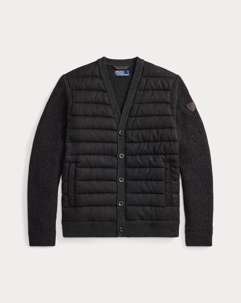Wool-Cashmere Hybrid Cardigan