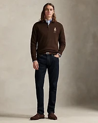 Polo Bear Wool Quarter-Zip Sweater
