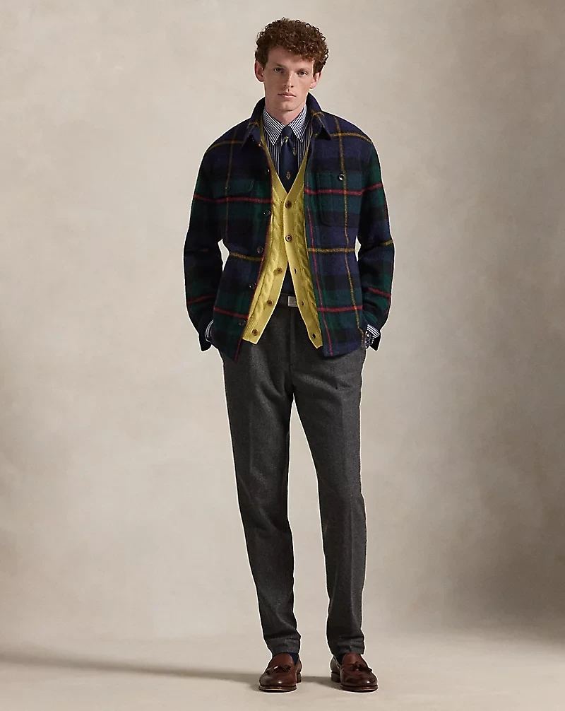 Cable-Knit Wool-Cashmere Sweater Vest