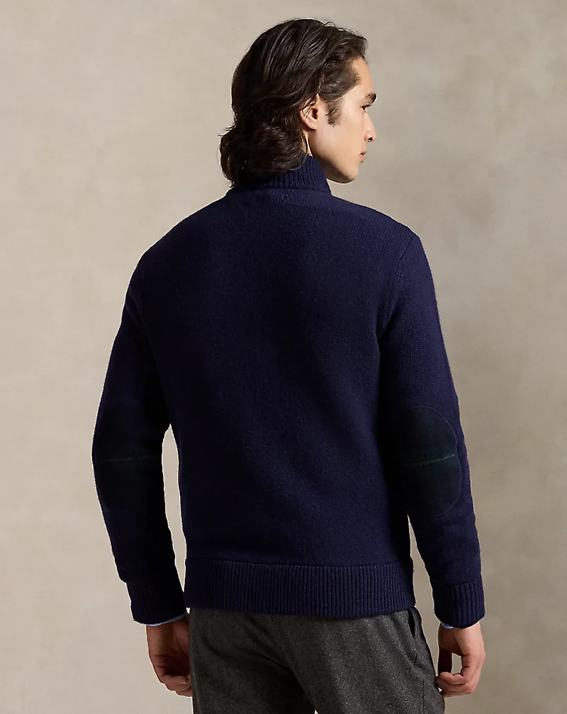 The Polo Tartan Full-Zip Sweater