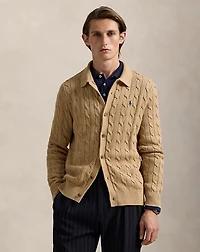Cable-Knit Cotton Cardigan