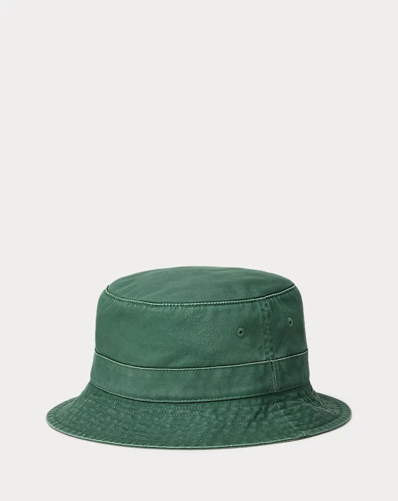 Polo Bear Twill Bucket Hat