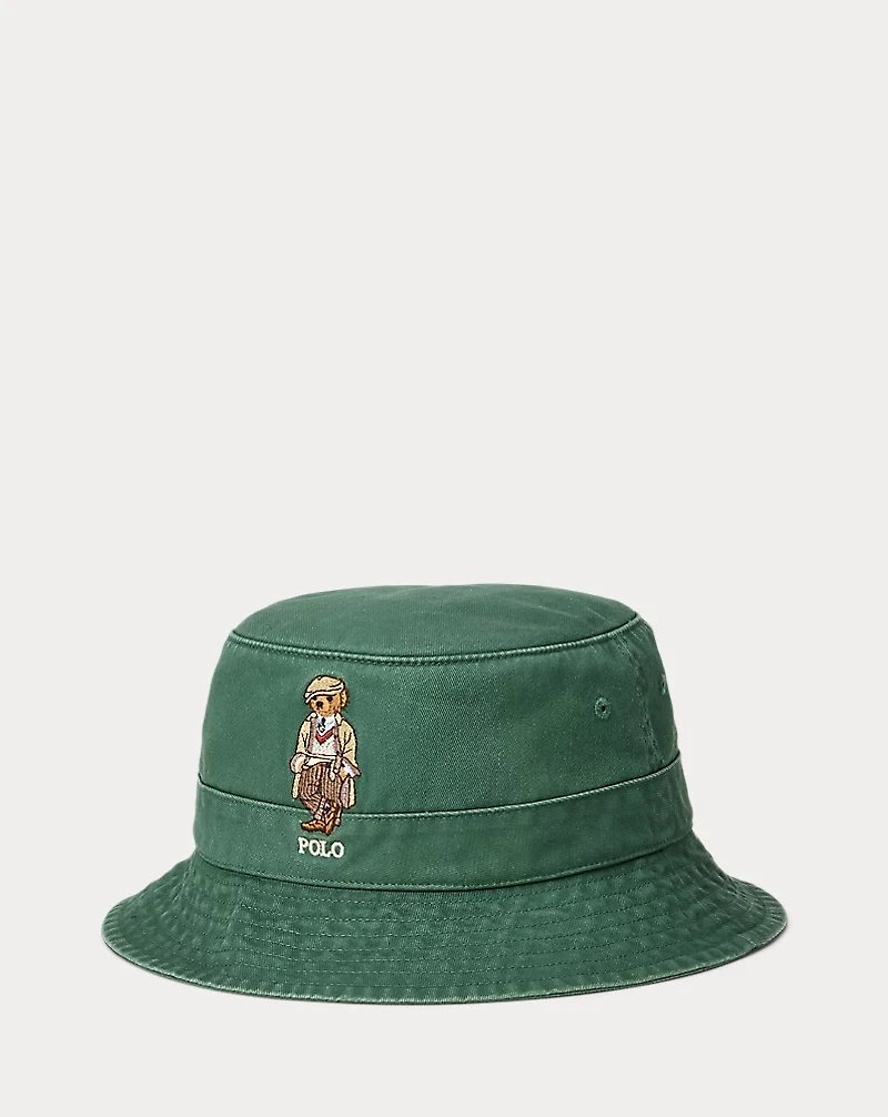 Polo Bear Twill Bucket Hat