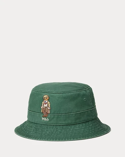 Polo Bear Twill Bucket Hat