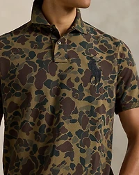 Classic Big Pony Camo Mesh Polo Shirt