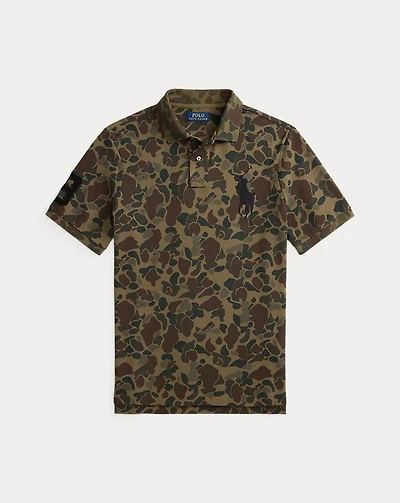 Classic Big Pony Camo Mesh Polo Shirt