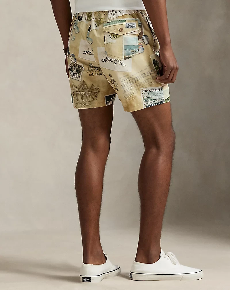 The Oak Bluffs Diary-Print Swim Trunk