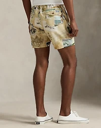 The Oak Bluffs Diary-Print Swim Trunk