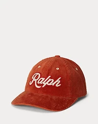 The Ralph Logo Corduroy Ball Cap