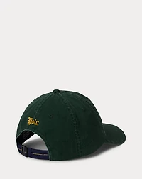 Long-Bill Embroidered Twill Cap