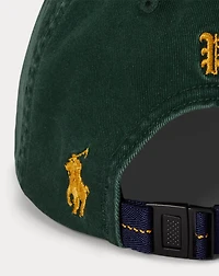 Long-Bill Embroidered Twill Cap