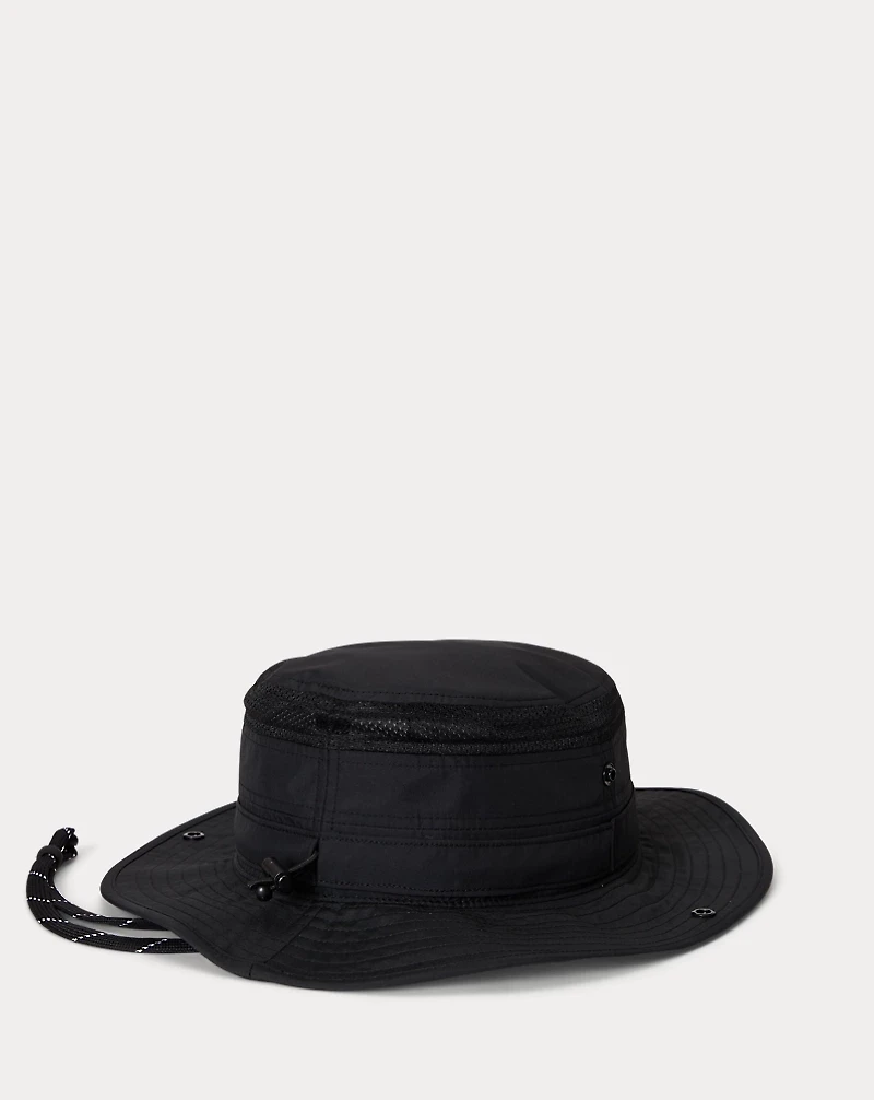 Mesh-Paneled Utility Bucket Hat