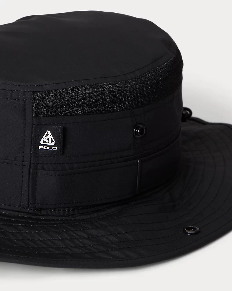 Mesh-Paneled Utility Bucket Hat