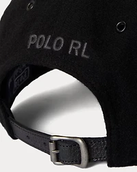 Washed Wool Twill Ball Cap