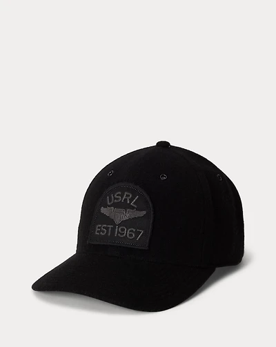 Washed Wool Twill Ball Cap