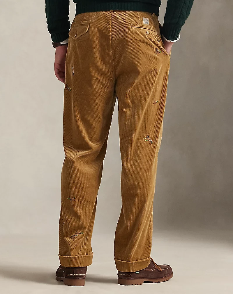 Whitman Relaxed Fit Embroidered Pant