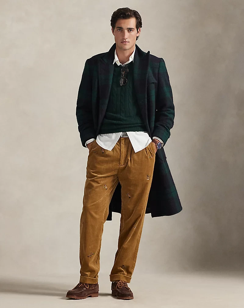 Whitman Relaxed Fit Embroidered Pant