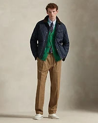 Whitman Relaxed Glen Plaid Pleated Pant