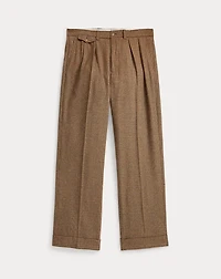 Whitman Relaxed Glen Plaid Pleated Pant