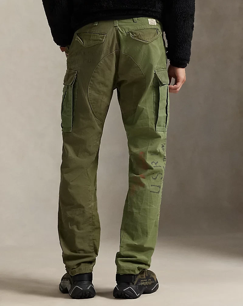Classic Fit Patchwork Cargo Pant