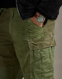 Classic Fit Patchwork Cargo Pant