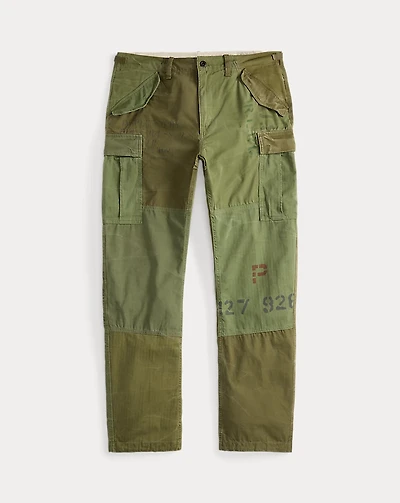 Classic Fit Patchwork Cargo Pant