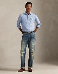 Classic Fit Western Oxford Shirt
