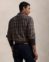 Classic Fit Plaid Brushed Flannel Shirt