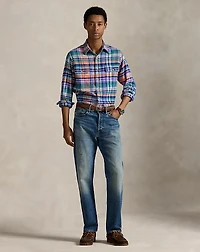 Classic Fit Plaid Brushed Twill Shirt