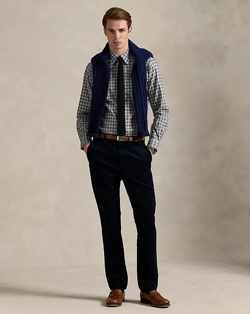 Classic Fit Plaid Twill Shirt
