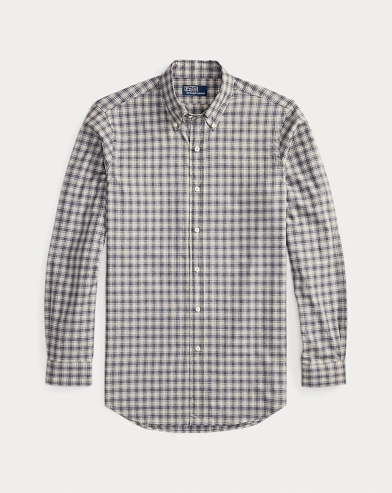 Classic Fit Plaid Twill Shirt