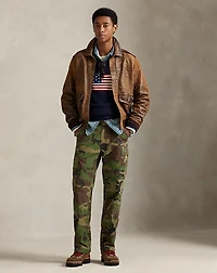 Classic Fit Camo Canvas Cargo Pant
