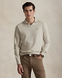 Textured Jersey Polo Shirt