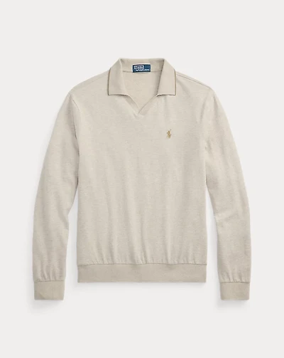Textured Jersey Polo Shirt