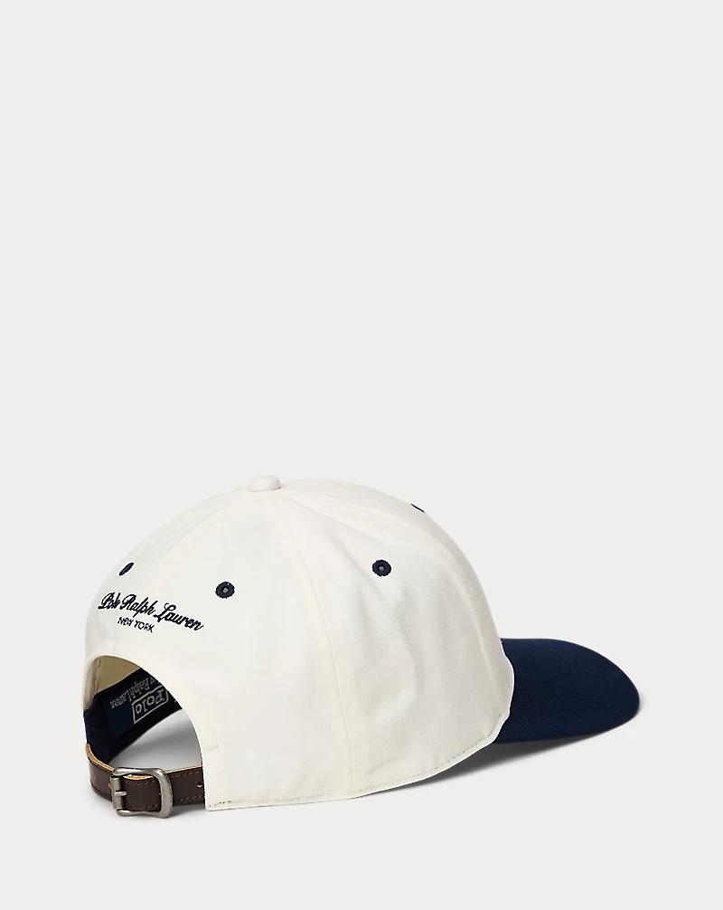 Two-Tone Crest Twill Ball Cap