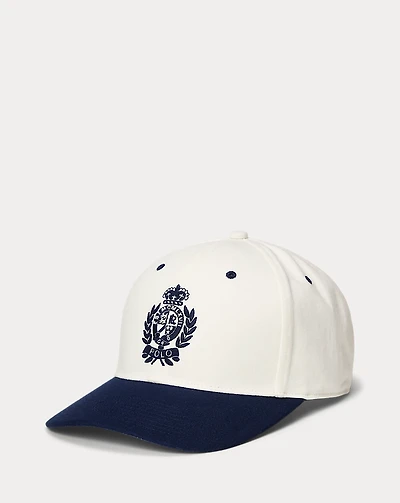 Two-Tone Crest Twill Ball Cap