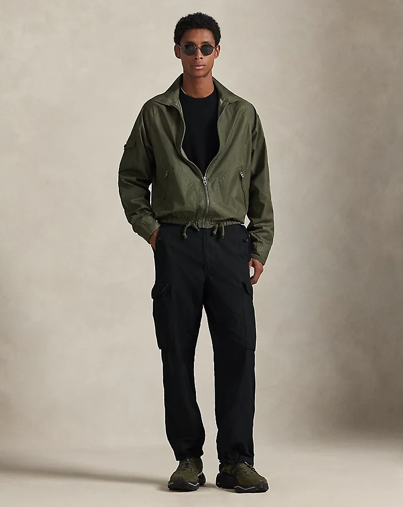 Cotton-Blend Coach’s Jacket