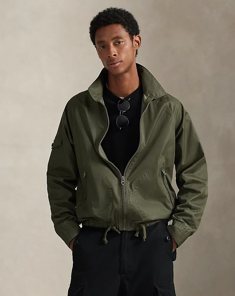 Cotton-Blend Coach’s Jacket
