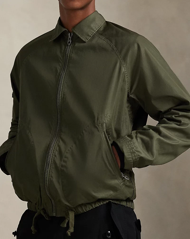 Cotton-Blend Coach’s Jacket