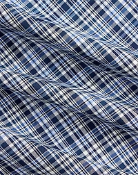 Classic Fit Plaid Poplin Shirt