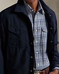 Classic Fit Plaid Poplin Shirt