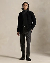 Wool-Blend Utility Shirt Jacket