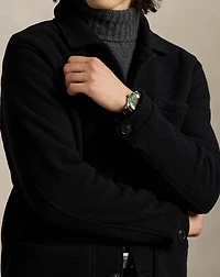 Wool-Blend Utility Shirt Jacket