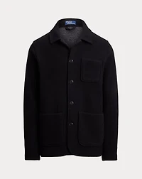 Wool-Blend Utility Shirt Jacket