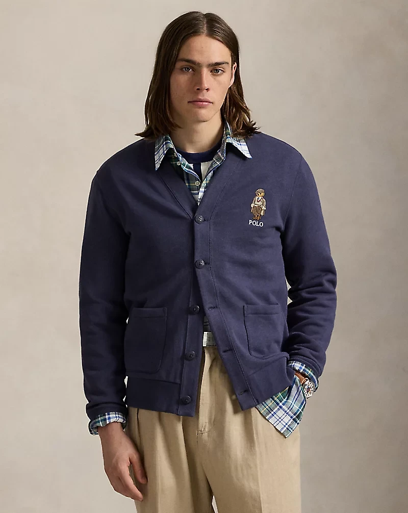 Polo Bear Fleece Cardigan