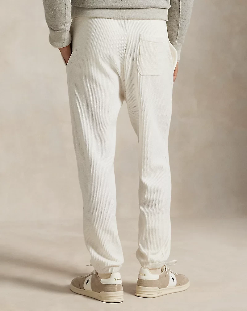 Waffle-Knit Fleece Sweatpant
