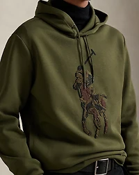 Camo Big Pony Double-Knit Hoodie