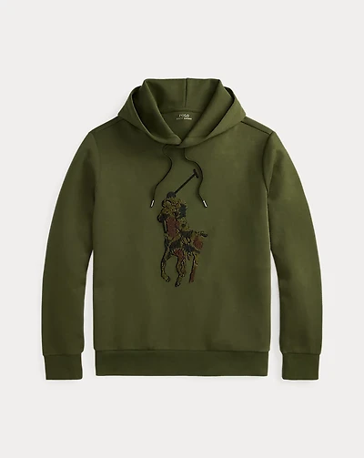 Camo Big Pony Double-Knit Hoodie