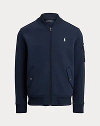 Double-Knit Bomber Jacket
