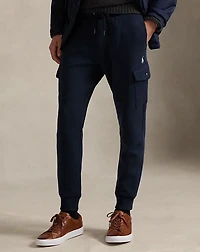 Double-Knit Cargo Jogger Pant